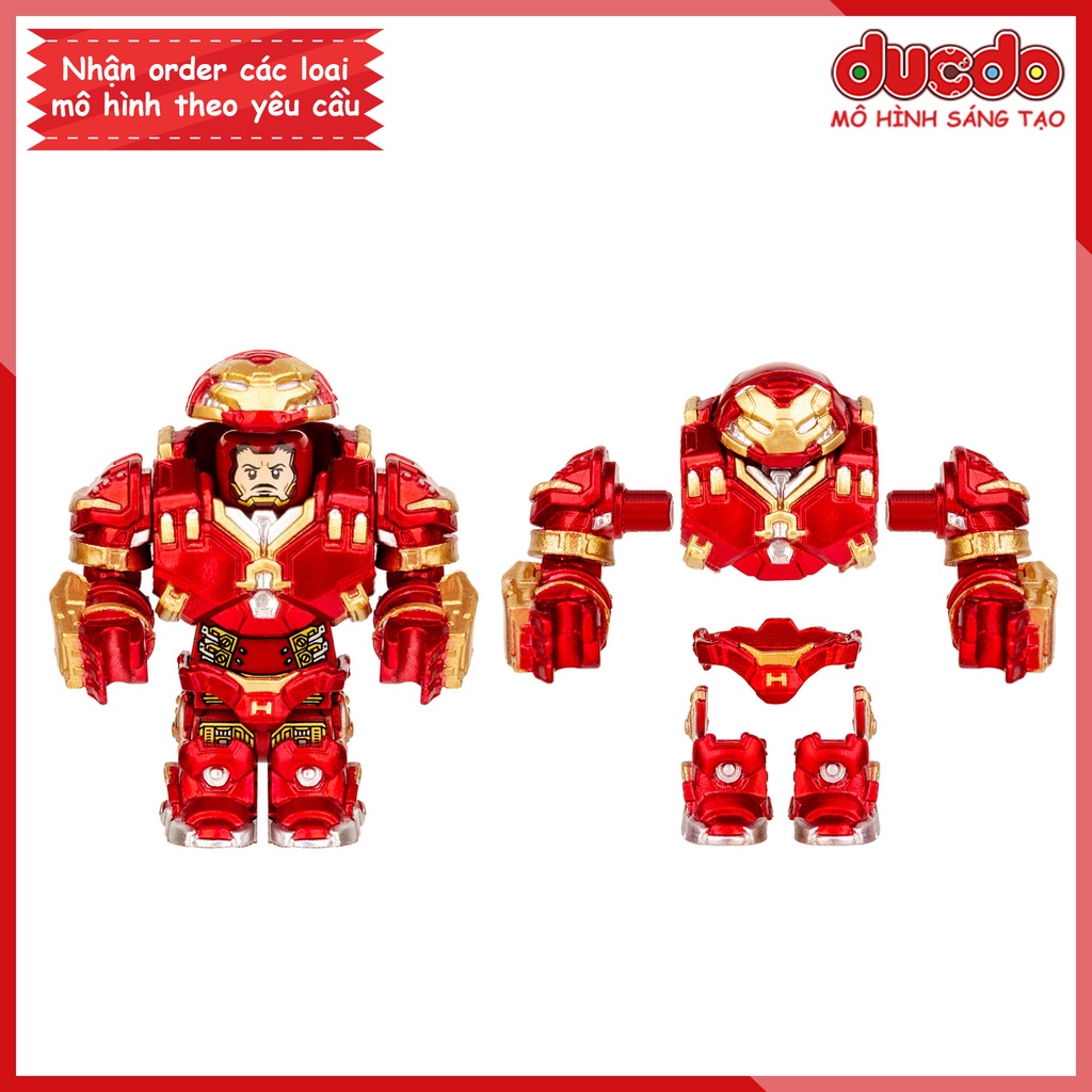 Bigfig Hulkbuster kèm mini Iron Man - Đồ chơi Lắp ghép Xếp hình Mini Minifigures Big Fig Người sắt 991