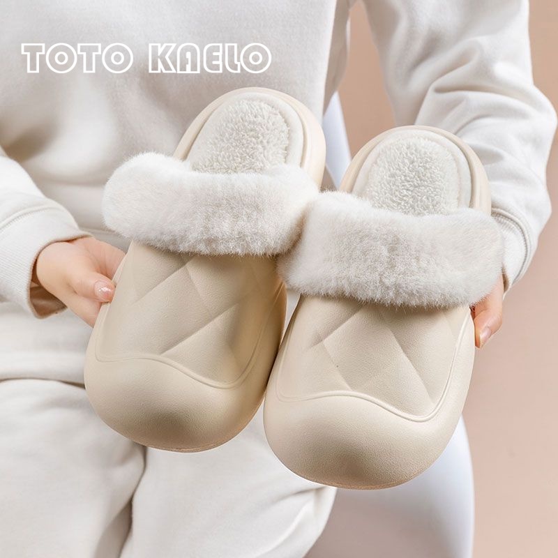 TOTOK  dép lông dép bông Đế Dày dép quai hậu đế cao 2023 hot trend Kiểu dáng độc đáo Thoải mái Đẳng cấp Đàn hồi tốt FBT2300M51 41Z231011