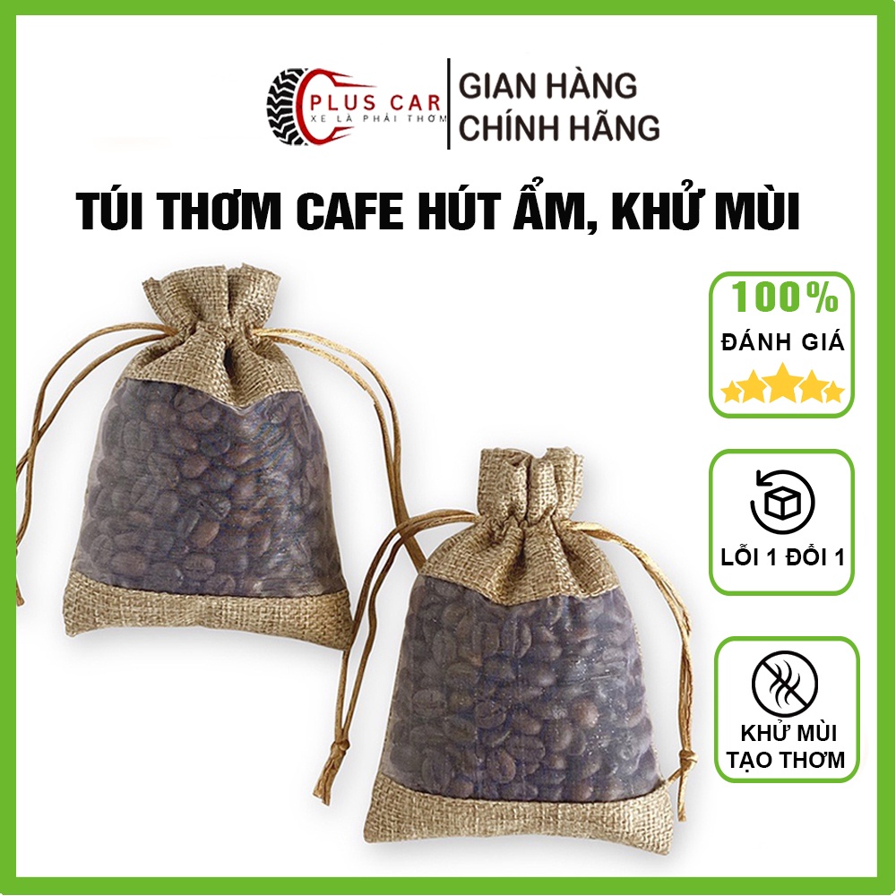 Túi cafe hút mùi treo xe, túi cà phê khử mùi ô tô, phòng, tủ quần áo, cafe treo xe