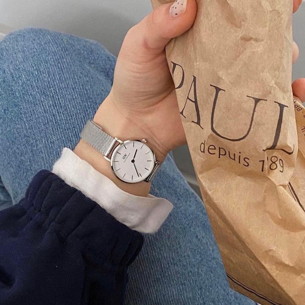 Combo Đồng Hồ Nữ Daniel Welington Classic Petite Dây Kim Loại Chính Hãng - Danielwatchstore .
