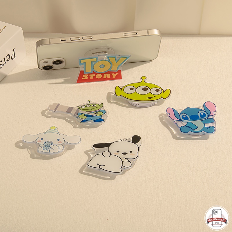 Giá Đỡ Điện Thoại Dạng Gập Hình Hoạt Hình puppy pochacco Dễ Thương Thời Trang Cá Tính Cho Điện Thoại Di Động kuromi hello kitty