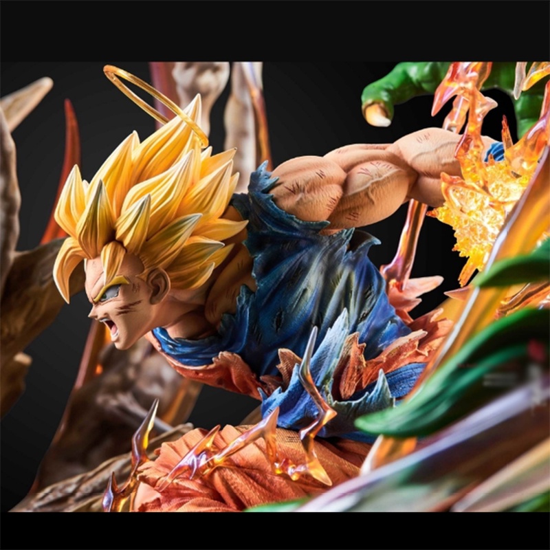MH74 - Mô Hình Cao Cấp Son Goku Vs Vegeta Cao 35cm Cực Hot - Mô Hình Dragon Ball Super sập sàn