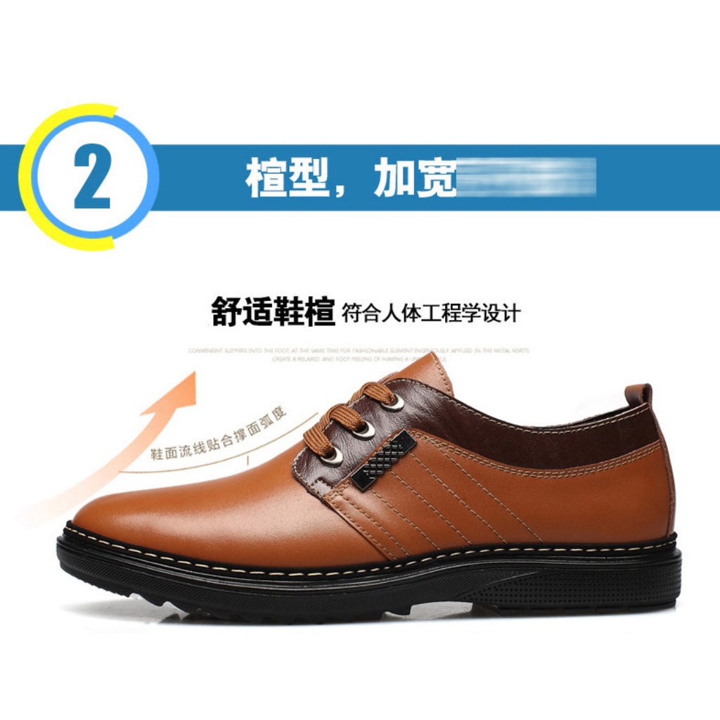 Giày Da Mềm Thoáng Hơi Thời Trang Cao Cấp Cho Nam