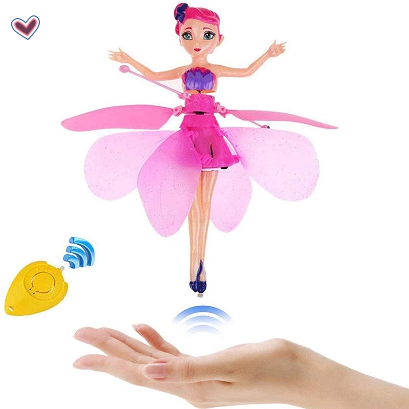 Flying fairy Girl Đồ Chơi Cánh Thiên Thần Điều Khiển Từ Xa Hồng Ngoại Cảm Ứng Bay Đồ Chơi Cho Bé Gái