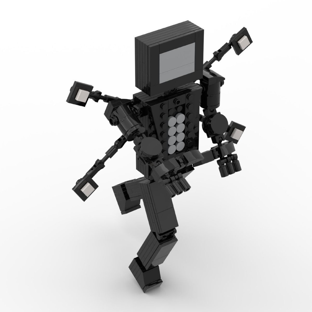 Skibidi Mô Hình Đồ Chơi Lắp Ráp toilet man vs man Độc Đáo