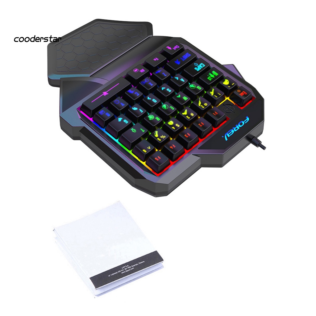 Bàn Phím mini rgb Có Đèn Nền Hỗ Trợ Chơi game Cho pc