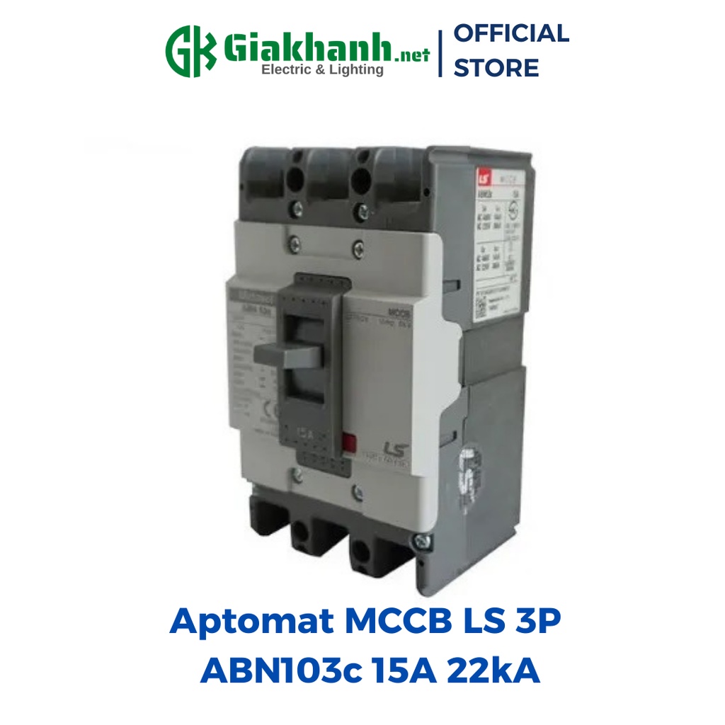 Aptomat MCCB LS 3P ABN103c 15A 22kA