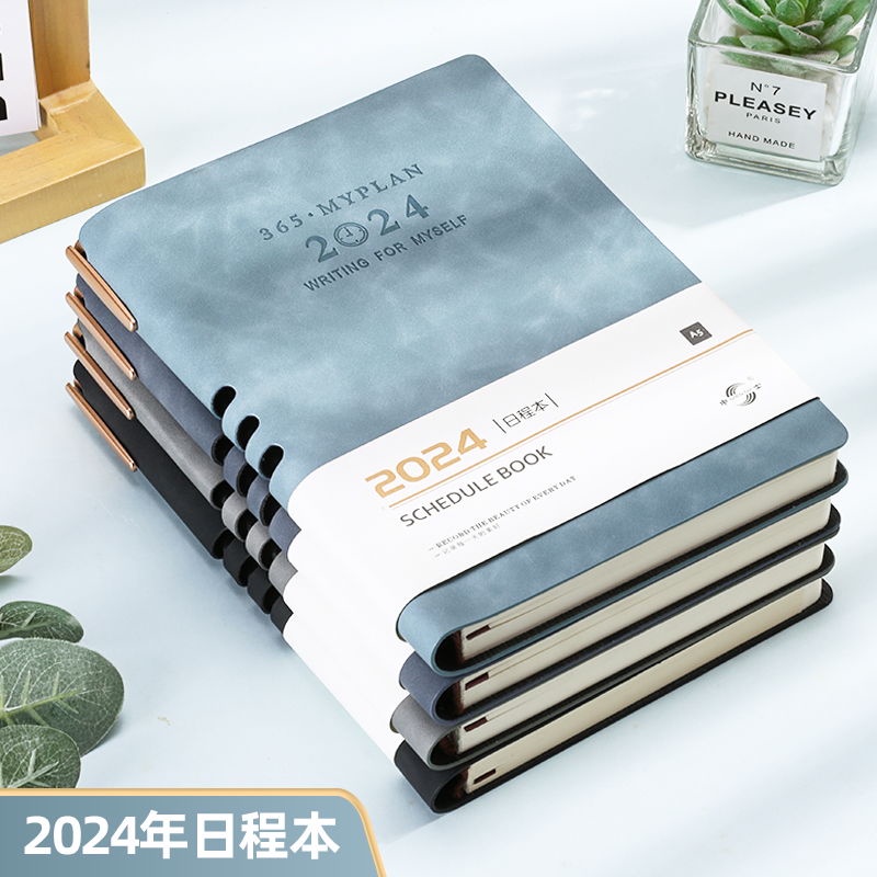 Sổ Tay Ghi Chú Nhật Ký 2024 Demember b5 Khổ a5 Lên Đến 365 Ngày a6 Có Lịch Tự Khóa 25k48 Bề Mặt Da Mềm Nhỏ