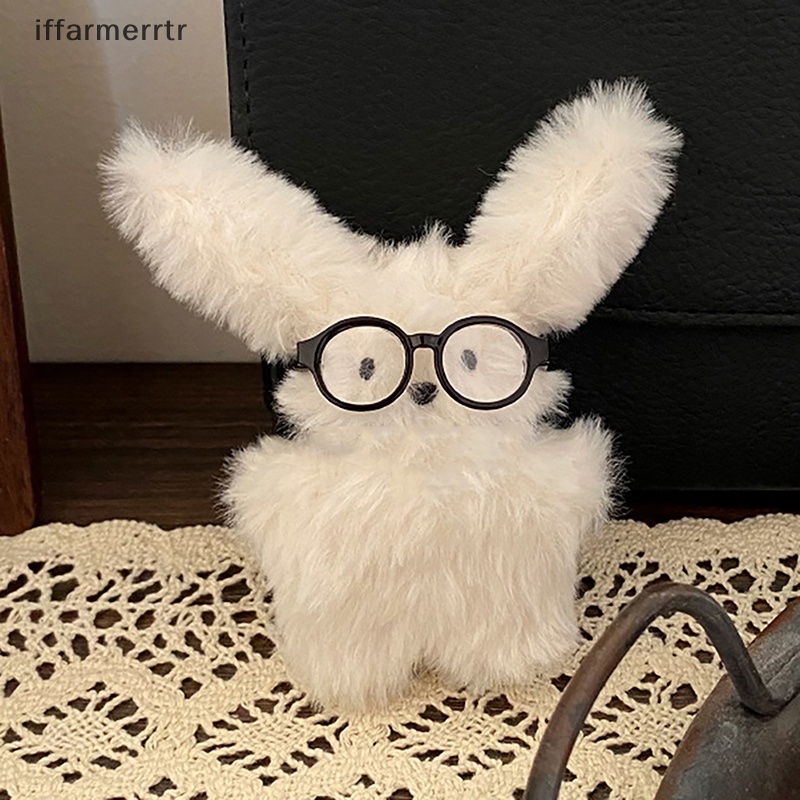 Đồ chơi nhồi bông Hình Thỏ Trắng Mềm Mại Đáng Yêu Treo Móc Khóa / Ba Lô / Xe Hơi Trang Trí Quà Tặng