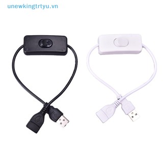 Cáp usb mở rộng 28cm có công tắc on / off cho quạt usb / đèn