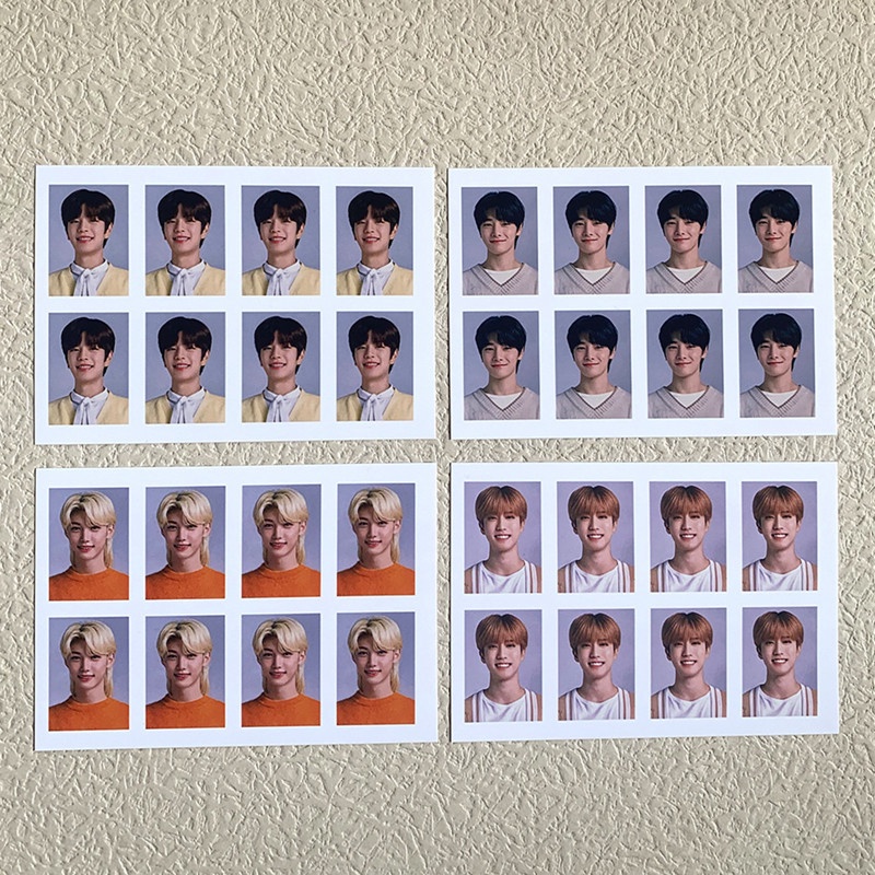 Bộ Sưu Tập Ảnh Thẻ id Hình Nhóm Nhạc kpop stray kids nacific Cho Học Sinh