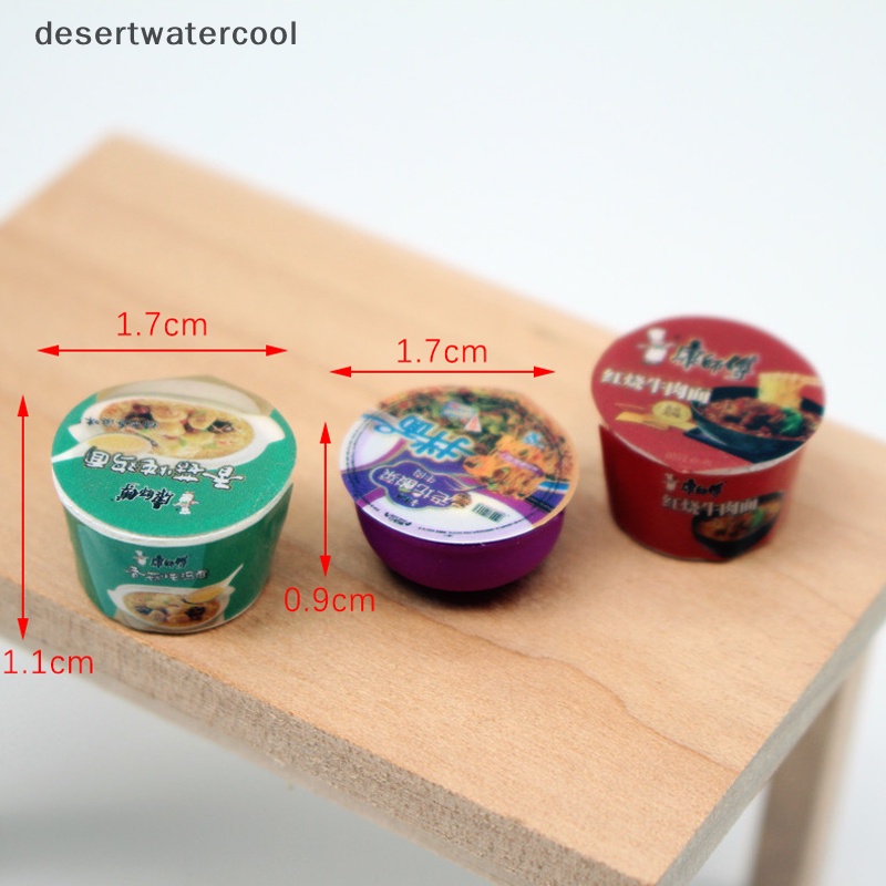 3 Mô Hình Thức Ăn Nhanh Trang Trí Nhà Búp Bê Tỉ Lệ 1 / 12