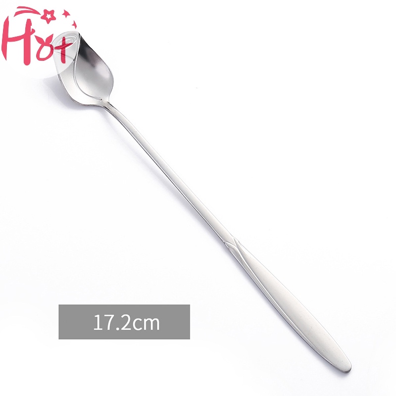 Muỗng Cà Phê Bằng Thép Không Gỉ Hình Hoa Hồng Dễ Thương