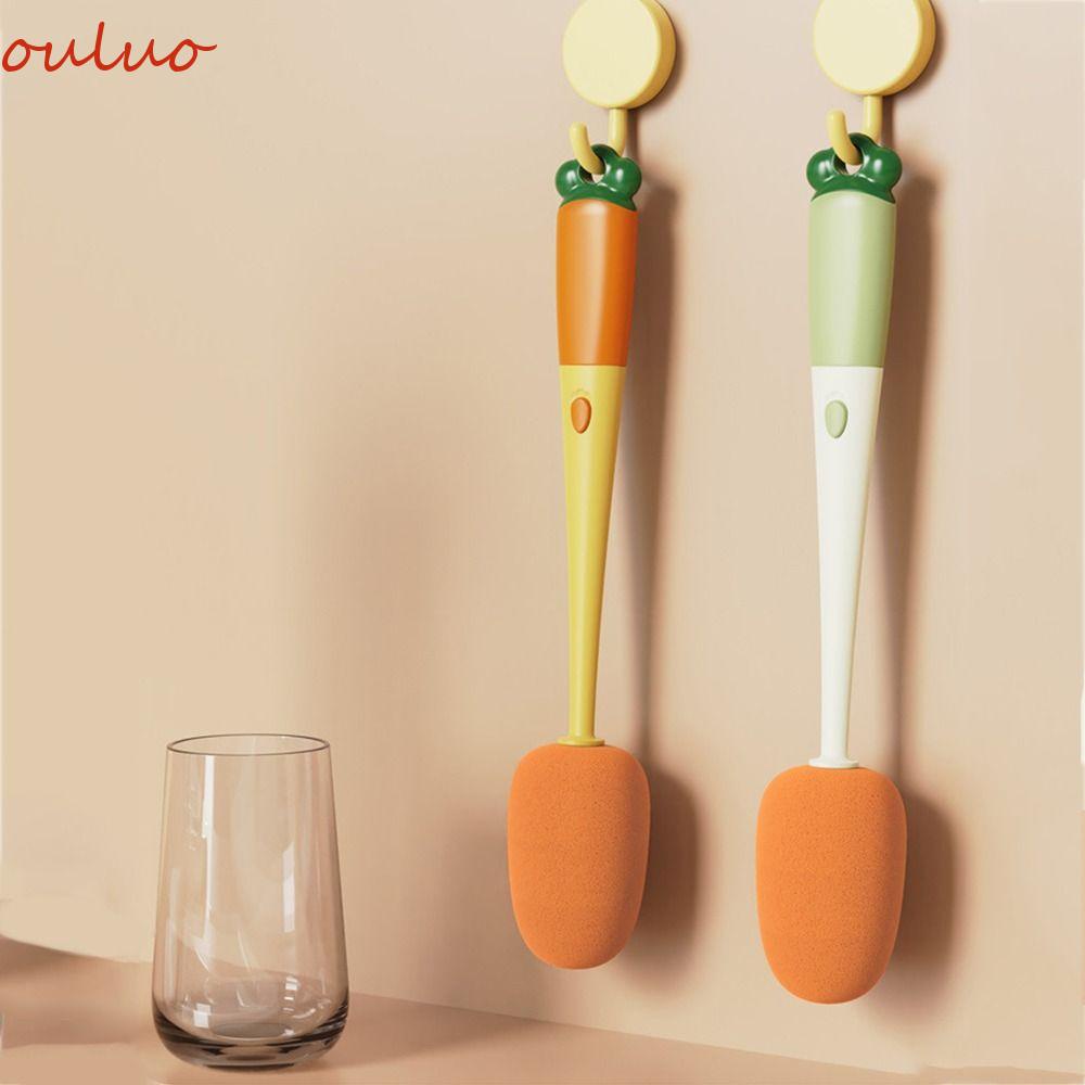 Souluo Cọ Rửa Bình Sữa 3 Trong 1 Có Tay Cầm Xoay 360 Độ Tiện Dụng