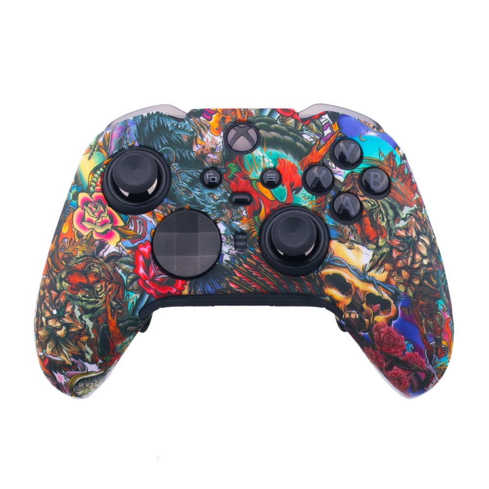 Vỏ Bọc Cao Su silicon Tay Cầm Chơi Game xbox one s / x Ngụy Trang