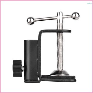 Heavy-Duty Adjustable Arm Stand Clamp Desk Mounting Clamp for Microphone Broadcasting
