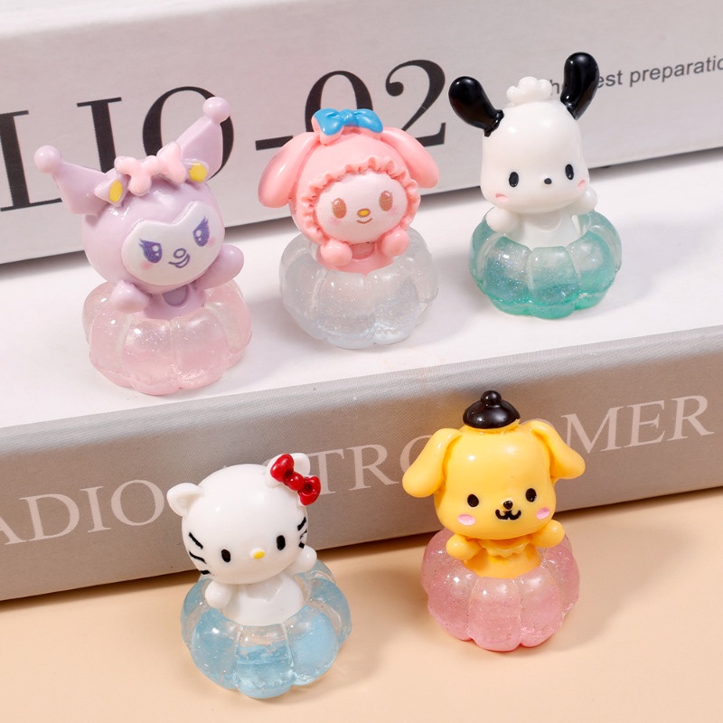 Hoạt Hình Vòng Tròn Phát Sáng Bằng Nhựa resin Trang Trí Phong Cảnh / Xe Hơi / Làm Đồ Thủ Công diy