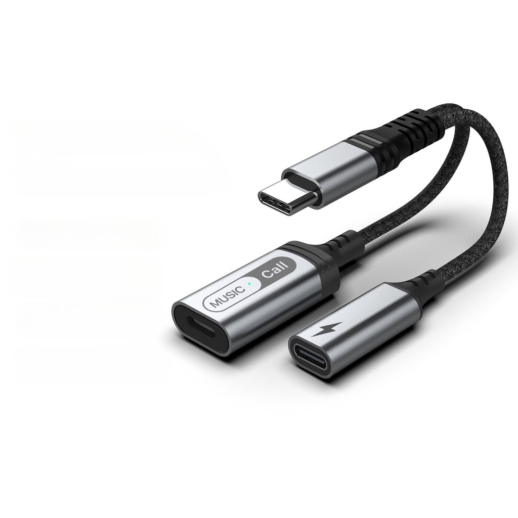 Cáp Chuyển Đổi Âm Thanh usb c Sang 8 pin pd 60w Cho iphone 15