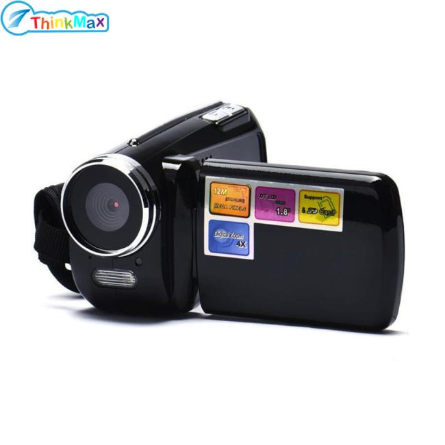 Máy quay Video kỹ thuật số gia đình cầm tay DV 4x Zoom kỹ thuật số 1080P Camera ghi hình tầm nhìn ban đêm