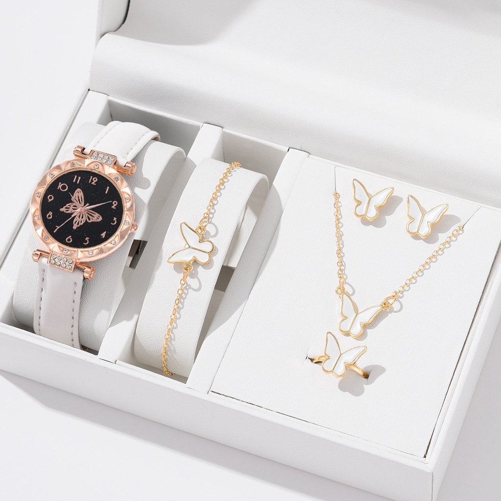 Set 5 Đồng Hồ Đeo Tay Đơn Giản Thời Trang Cho Nữ