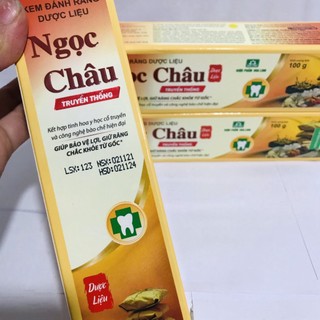 Kem đánh răng dược liệu Ngọc Châu (100G -170g)