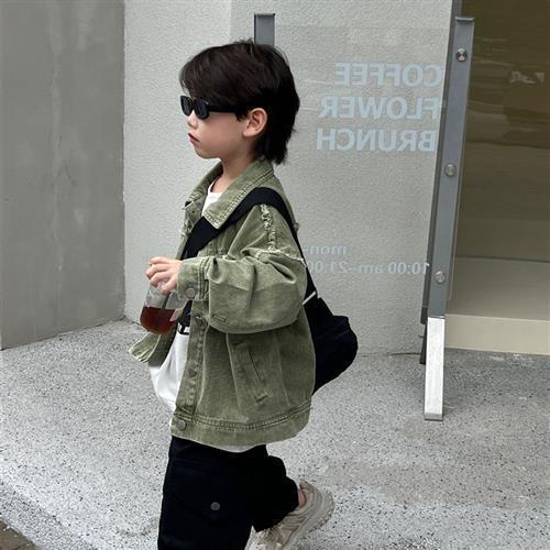 Áo Khoác denim Phong Cách Hàn Quốc Thời Trang Xuân Thu Cho Bé