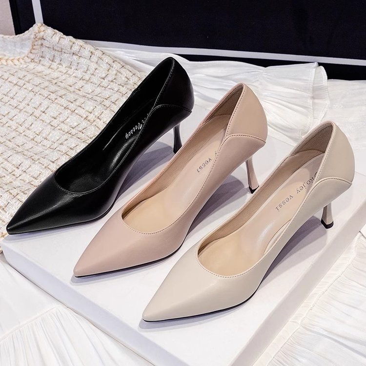 Giày Cao Gót Mũi Nhọn size 34-40 Thời Trang Thanh Lịch Cho Nữ