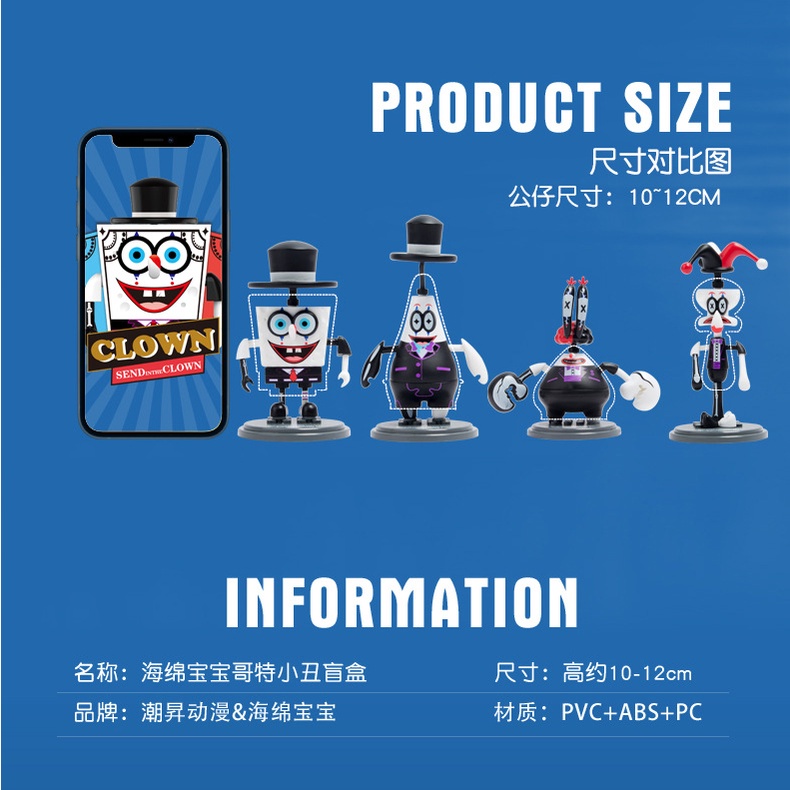 Mô Hình Nhân Vật Phim Hoạt Hình spongebob squarepants