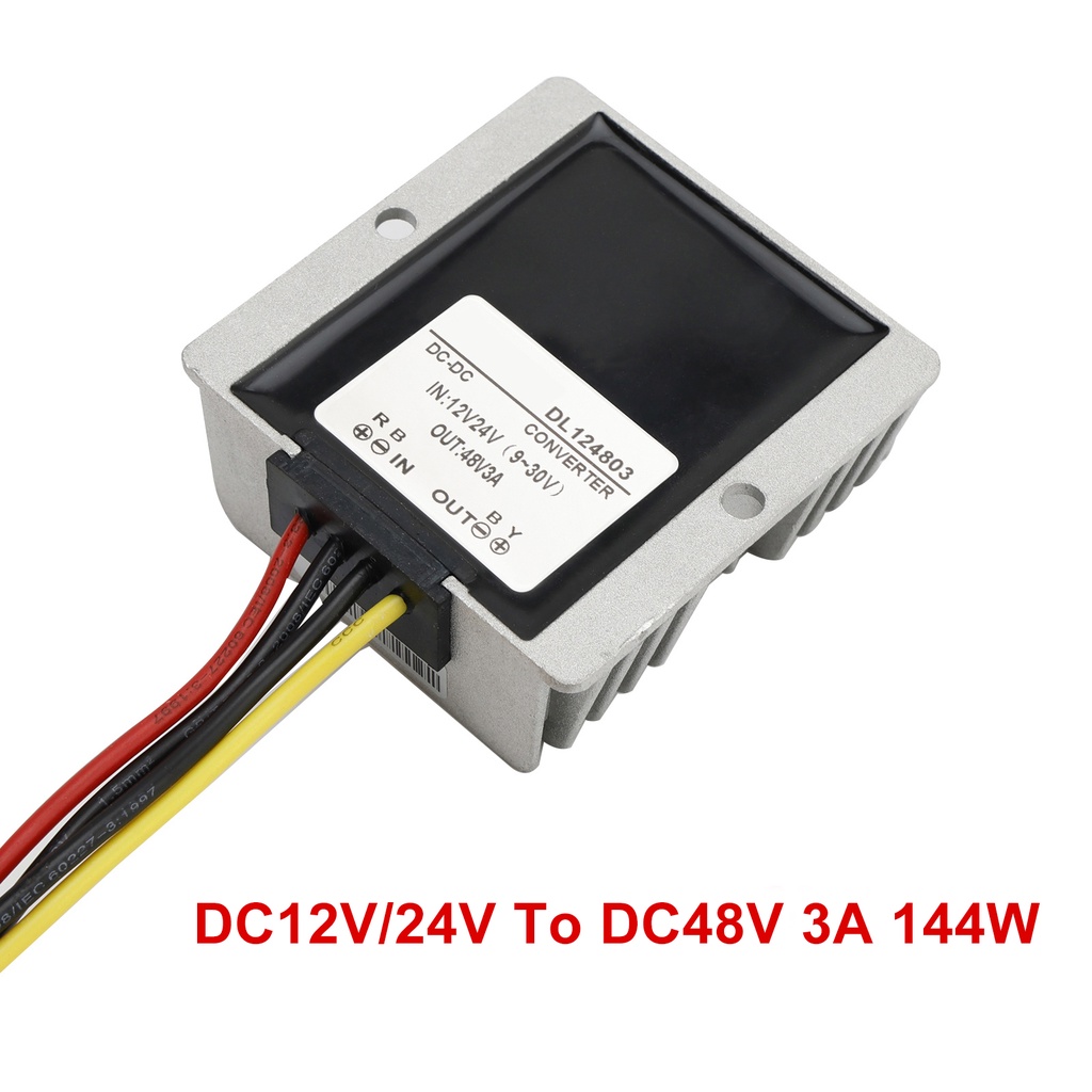 Dc Thiết Bị Điều Chỉnh Điện Áp 12v / 24v Lên Đến 48v 3a 144w Chống Thấm Nước