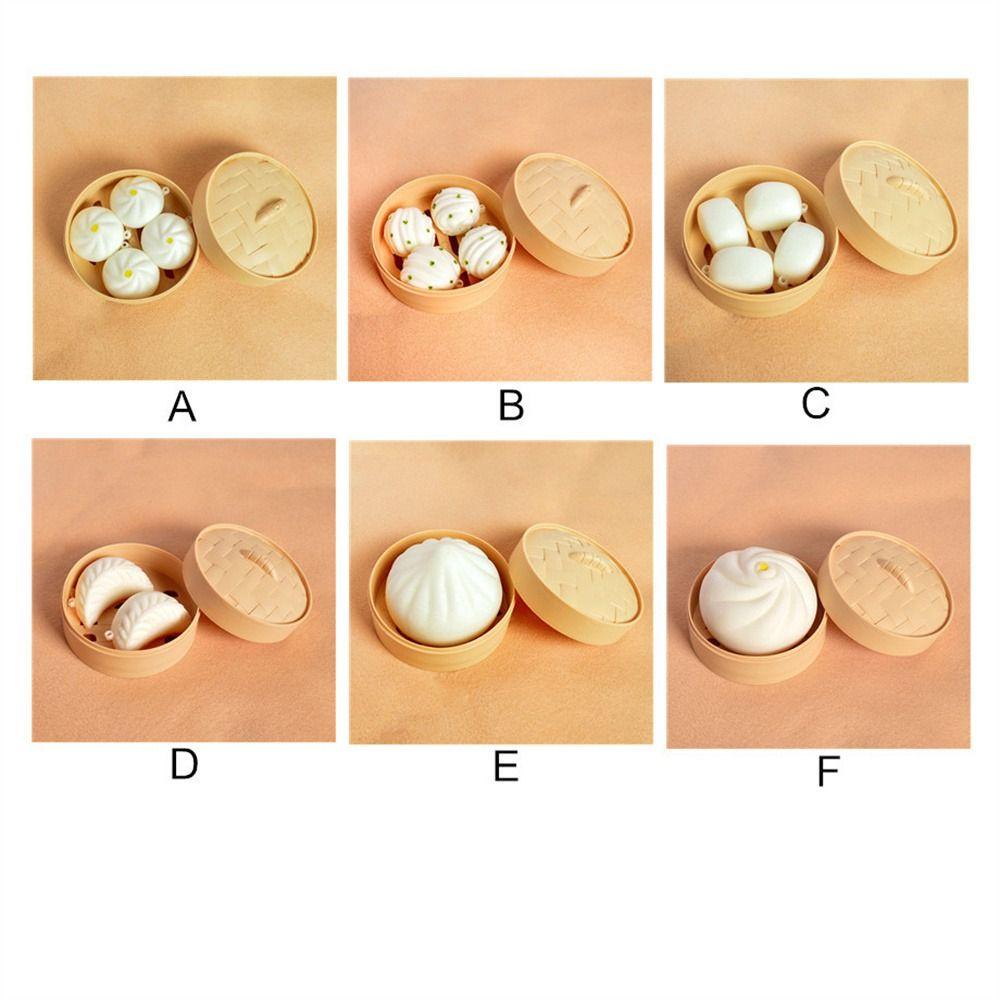 Mmluck Đồ Chơi Mô Phỏng Bánh Bao Hấp Thiết Kế Cảm Biến Giảm Căng Thẳng Thoải Mái Làm Quà Sinh Nhật Cho Trẻ Em