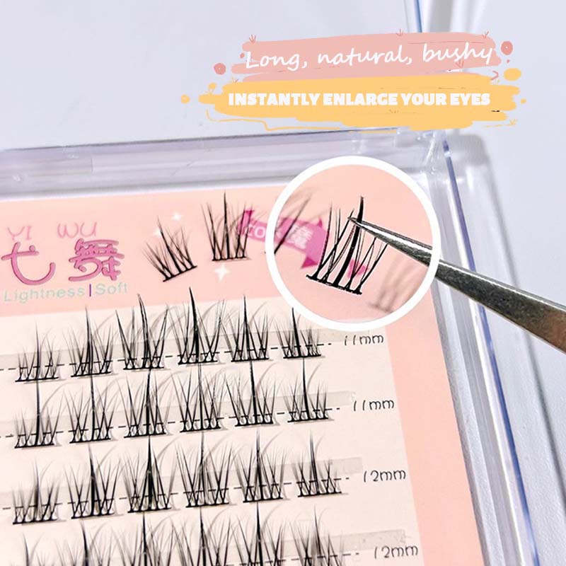 Lông Mi Giả Tự Nhiên LIKEFE Chuyên Nghiệp 11mm-12mm 5 Màu Tùy Chọn