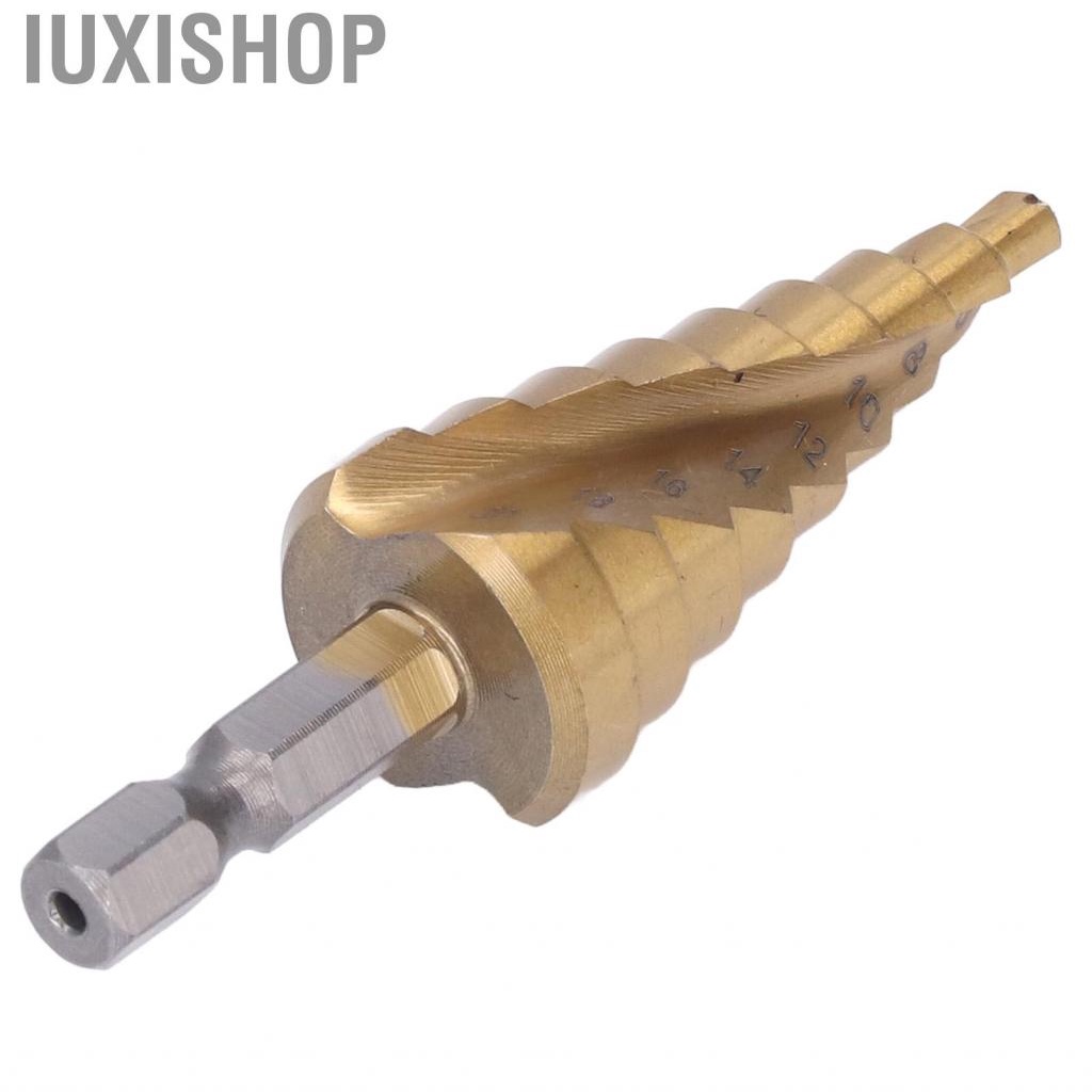 Iuxishop Step Drill Bit 4‑20mm Cone Drilling with Hex Shank for 2mm Thin Iron Copper Aluminum