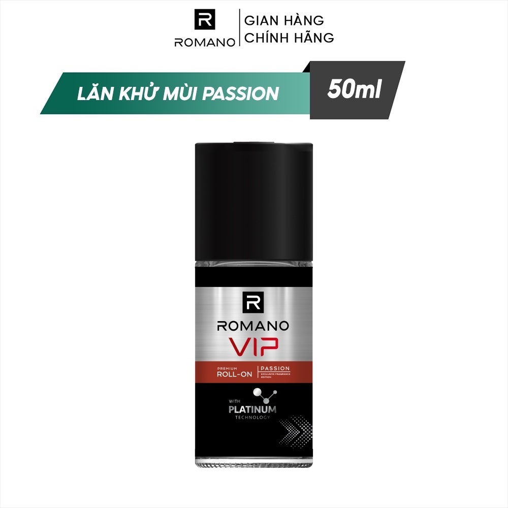 Lăn khử mùi cao cấp Romano Vip 50ml Passion