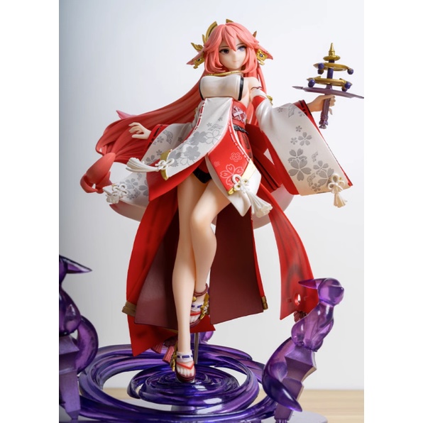 Mô Hình Nhân Vật Nữ Anime 25cm Genshin Impact GK Yae Miko