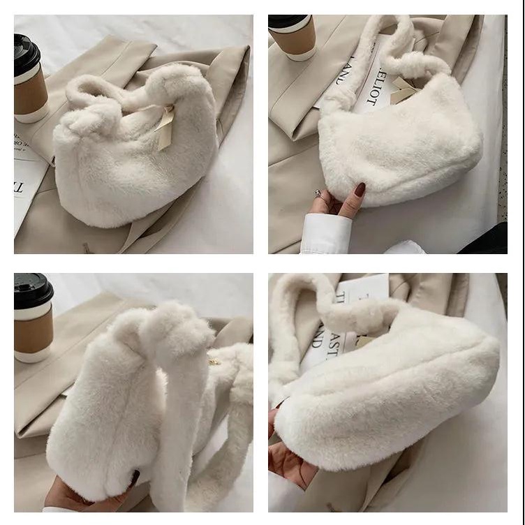 Túi xách Màu sắc có sẵn Mới Mùa thu đông Thời trang đa năng cầm tay Túi đựng bánh bao sang trọng Giao hàng nhanh chóng tại địa phương