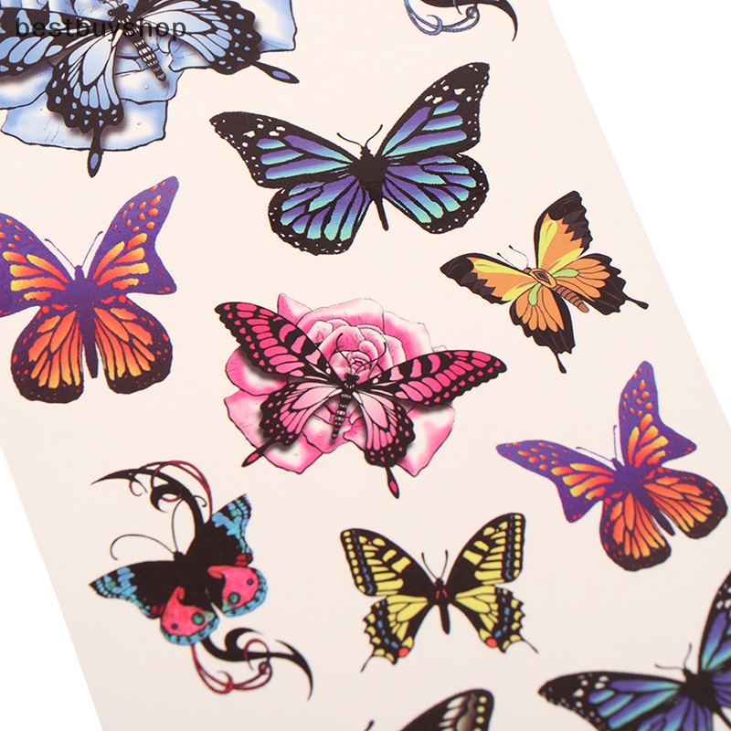 1 Hình Xăm Dán Tạm Thời Chống Nước Hình Hoa Hồng Độc Đáo Mới