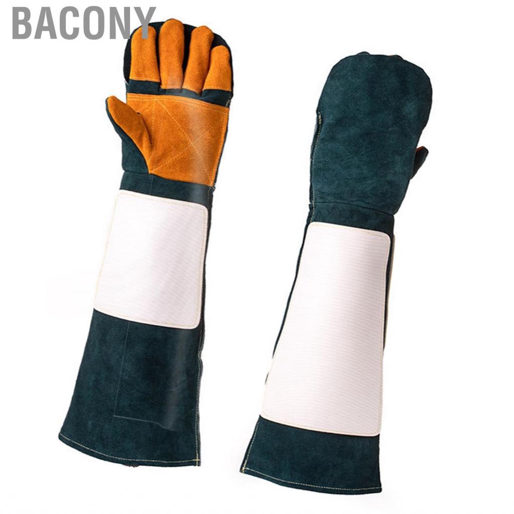 Bacony Handling   Professional Safety Tight Stitching Large Protection Area  Scratch for Veterinarians