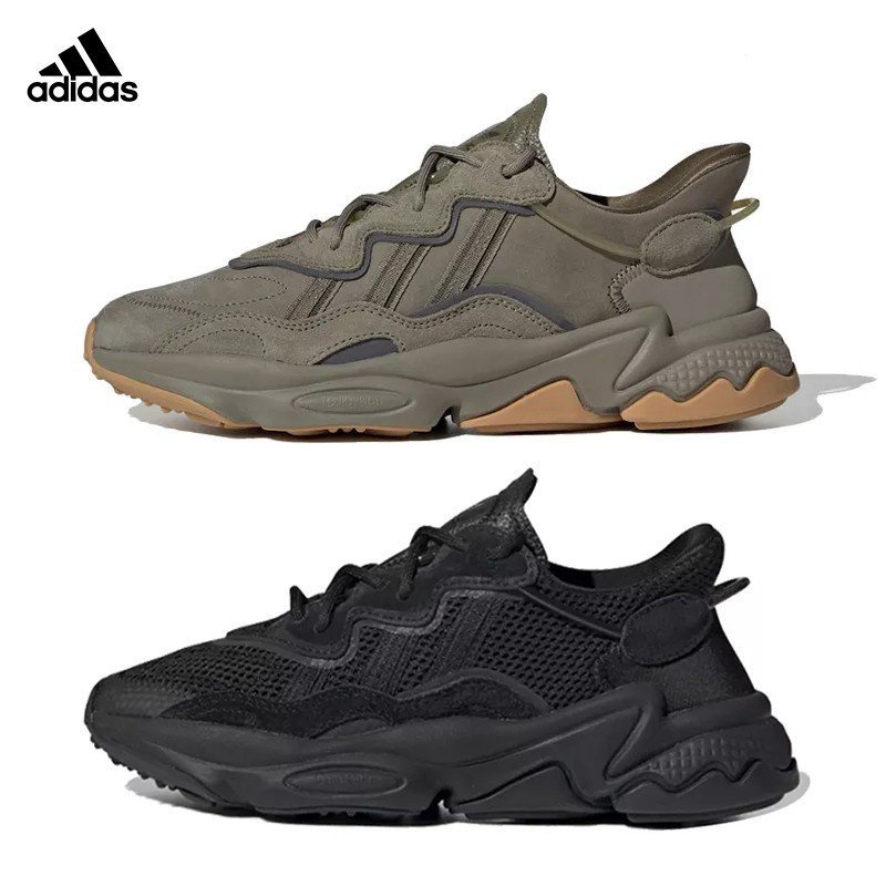 Giày Thể Thao adidas ozweego Màu Xanh Ô Liu Đen Cá Tính Cho Nam