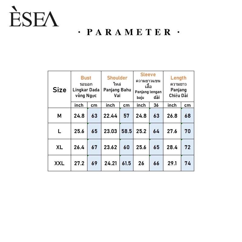 Esea Áo Khoác Tay Dài Màu Trơn Phong Cách Nhật Bản Thời Trang Xuân Thu Cho Nam Và Nữ
