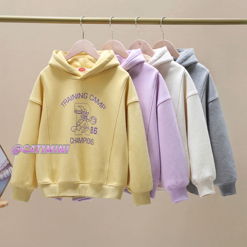 catimini  Áo Khoác Hoodie Bằng Vải Nỉ Cỡ Lớn Phong Cách  Cho Bé Gái