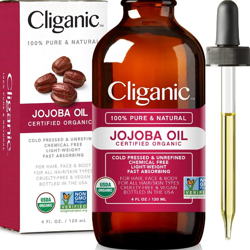 Dầu jojoba Hữu Cơ Tự Nhiên 120ml Giúp Nuôi Dưỡng Và Làm Mịn Da