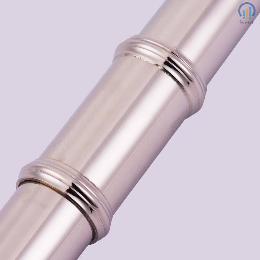 Beginner-friendly 16 Holes Closed Hole Flute in C Key with Cleaning Rod and Screwdriver