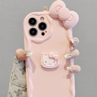 Ốp Điện Thoại Hình Mèo kitty 3d Cho iphone 11 1213 pro max x xr xs max se 7 plus 8 plus 14 15pro