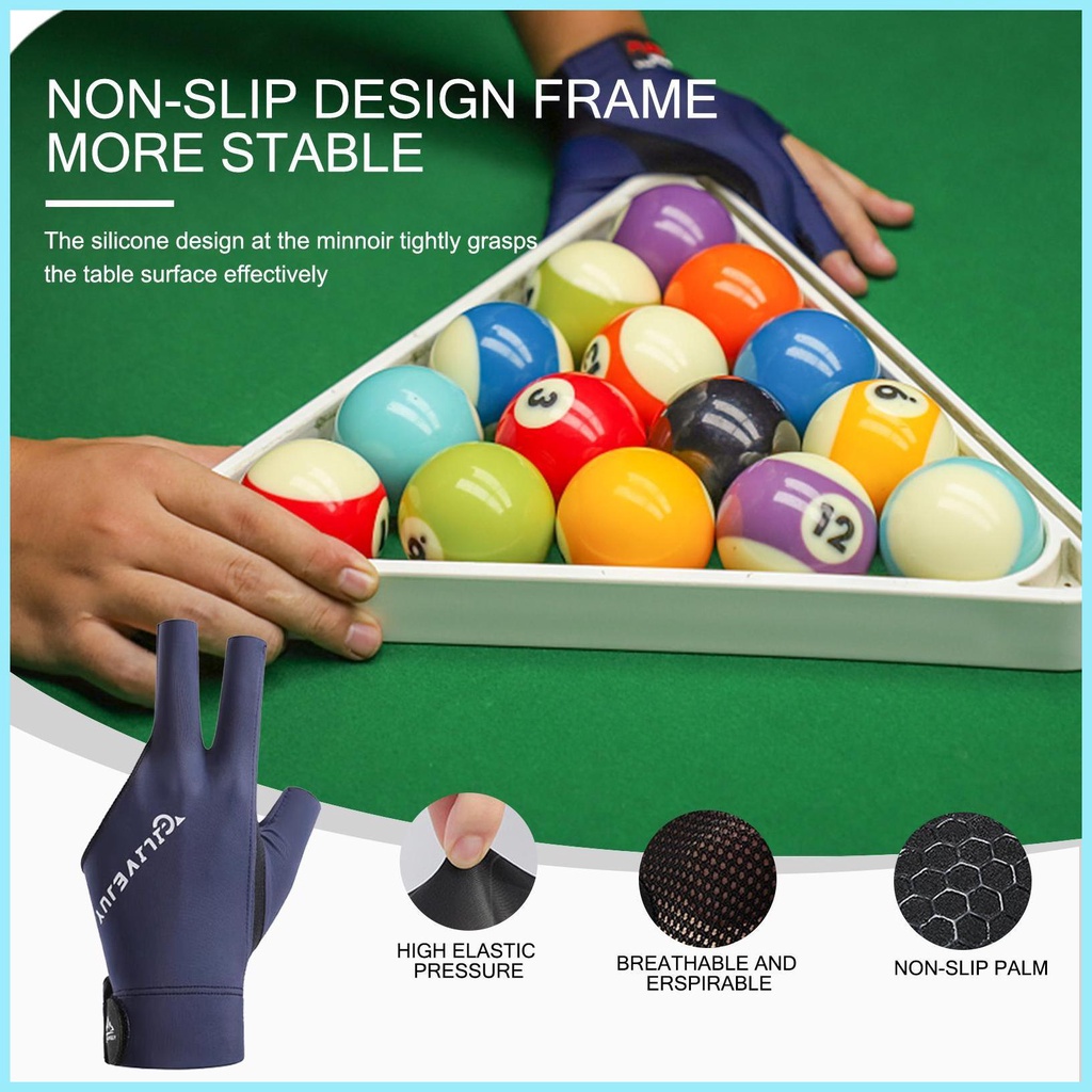 Găng Tay Siêu Mỏng Co Giãn Thoáng Khí 3 Hở Ngón Bida tdevn