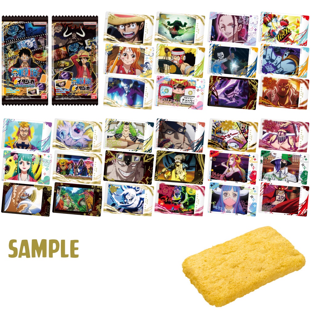 Pack bánh Itajaga thẻ nhân phẩm One Piece Wano Quốc chính hãng - card One Piece