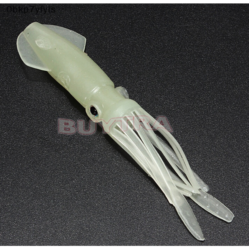 OB 1 PC 4.3 "B2 mềm bạch tuộc câu cá mực váy lures luits phát sáng trong bóng tối LS