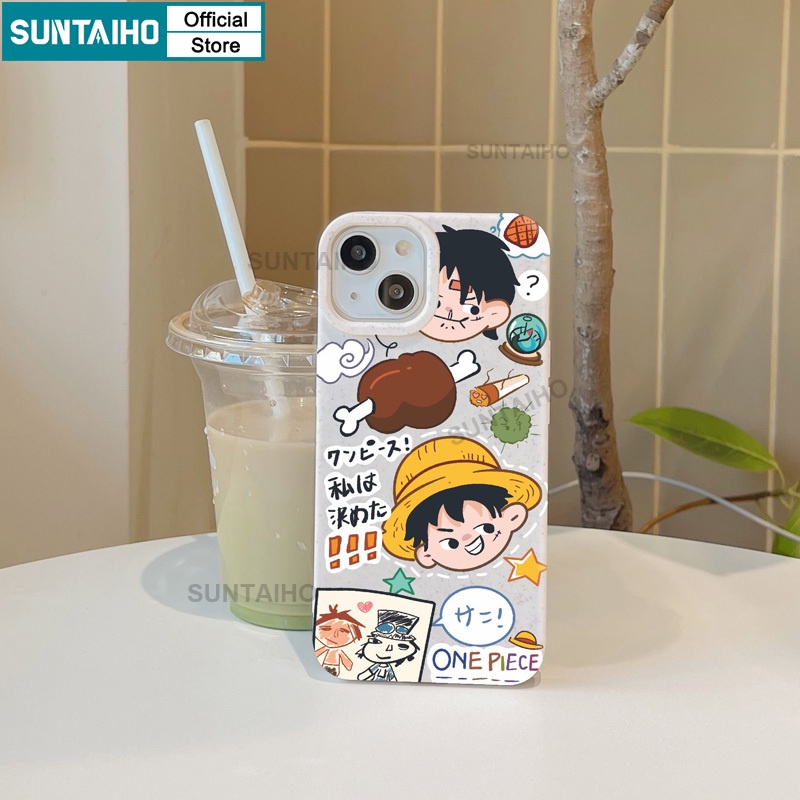 Suntaiho ốp lưng iphone Ốp Điện Thoại tpu silicon Mềm Họa Tiết anime Nhật Bản Cho iphone 15 14 12 13 11 pro max ip 7 8 plus x xs xr xs max