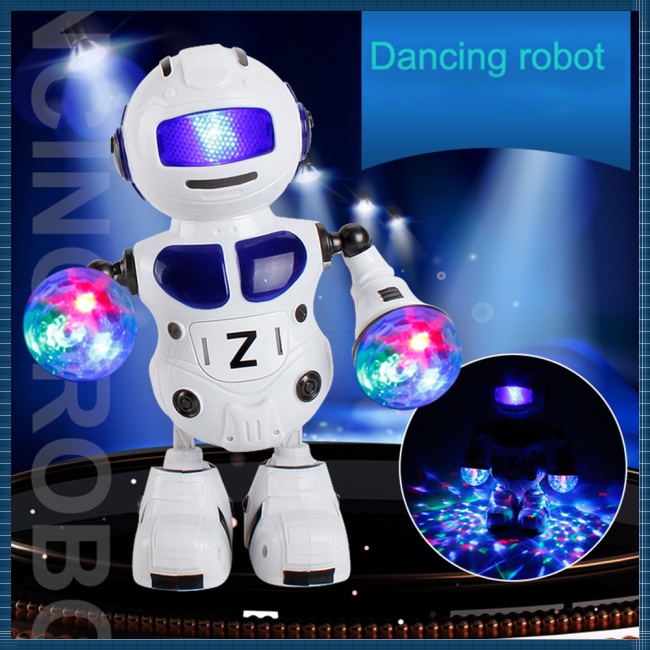 Đồ Chơi robot Nhảy Múa Thông Minh Có Đèn Và Nhạc Cho Bé