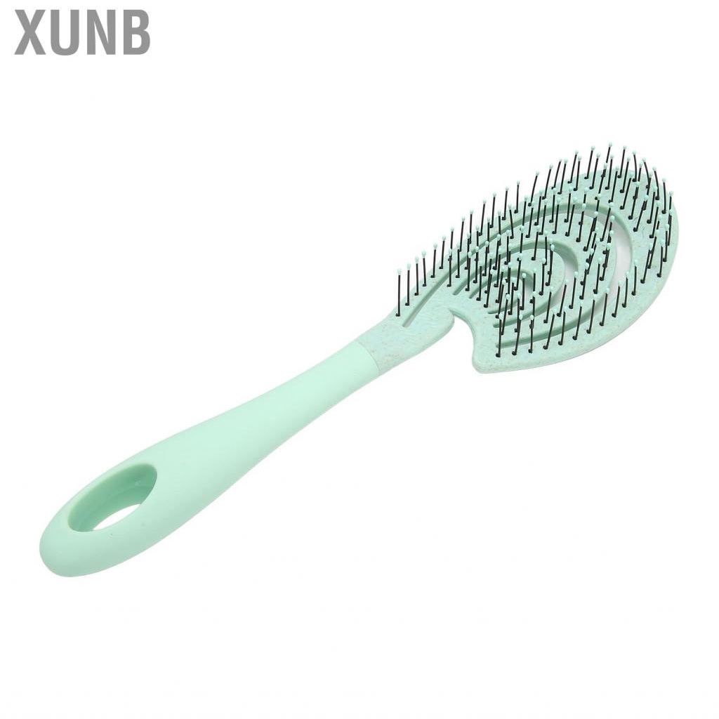 Xunb Non Static Comb  Washable Hollow Modeling Quickly Ball  Hangable Arc Touch Scalp for Men Women Salon