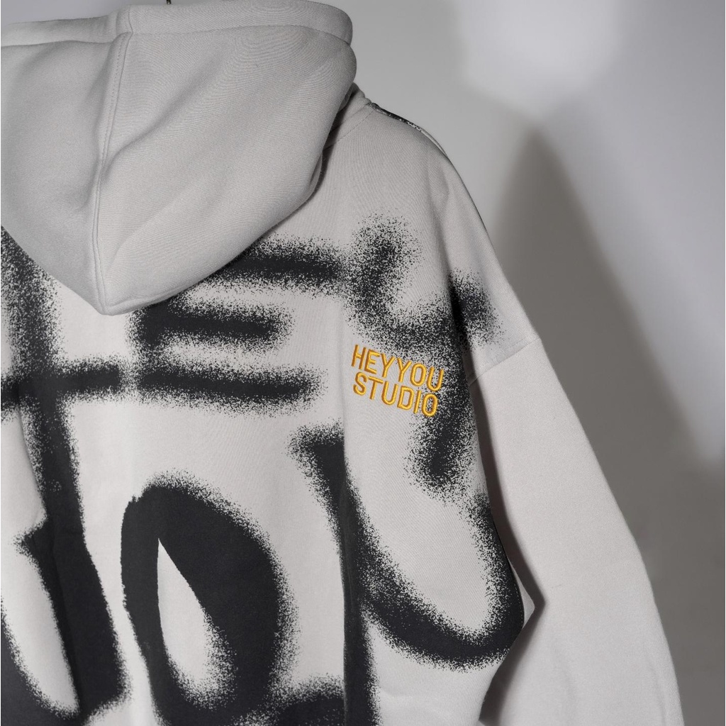Áo khoác HYS BIGWALL OVERPRINTED HOODIE